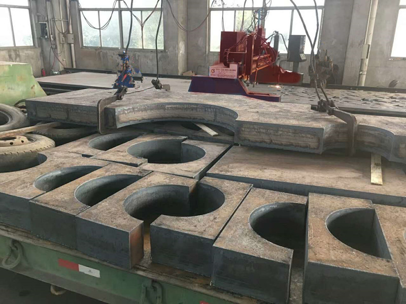 山东370mm厚钢板切割轴承座